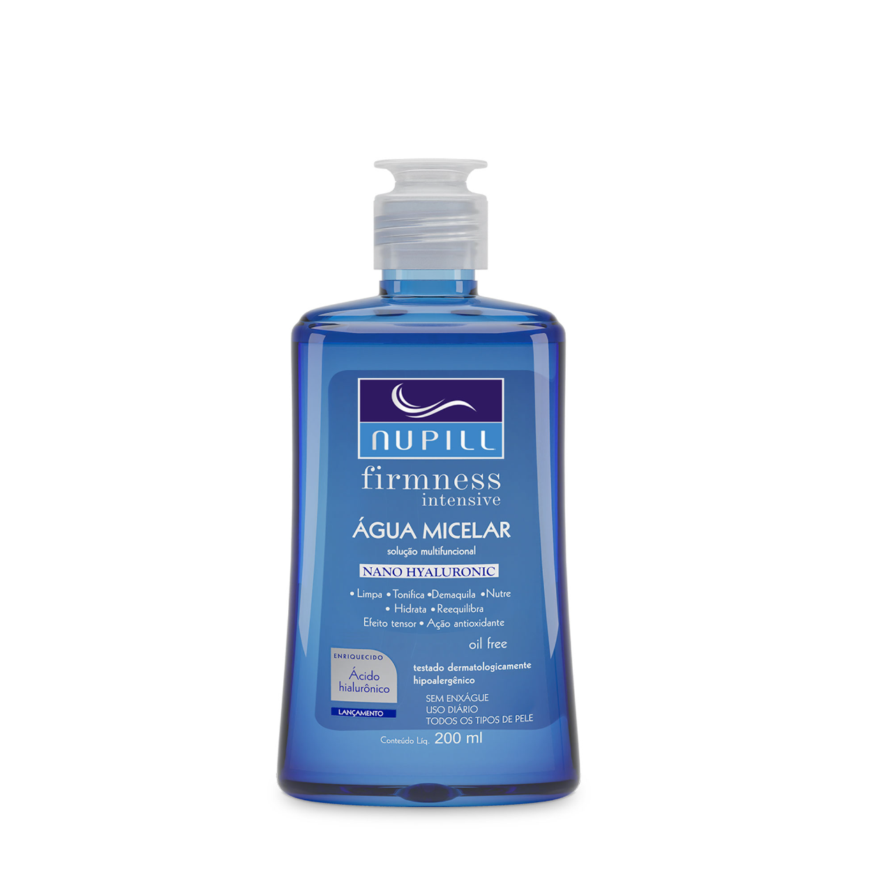 AGUA MICELAR NANO HYALURONIC 200ML - NUPILL