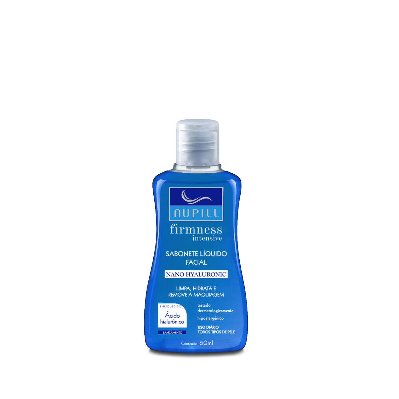 SABONETE LIQ. FACIAL HYALURONIC 60ML - NUPILL