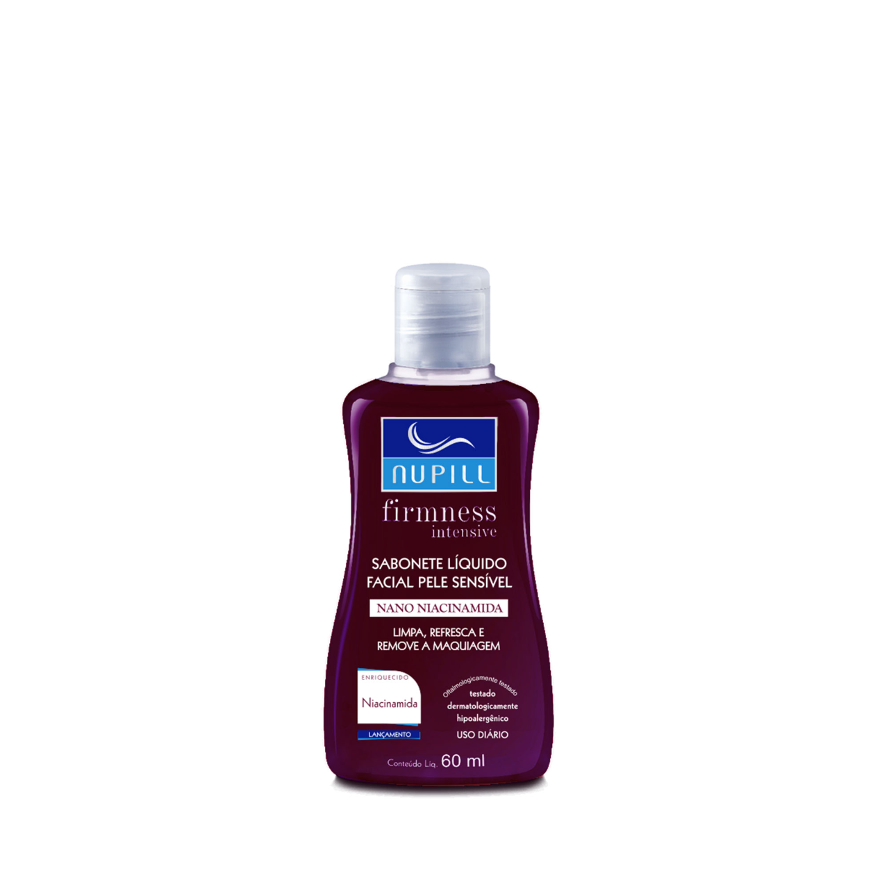 SABONETE LIQ. FACIAL NANO NIACINAMIDA 60ML - NUPILL