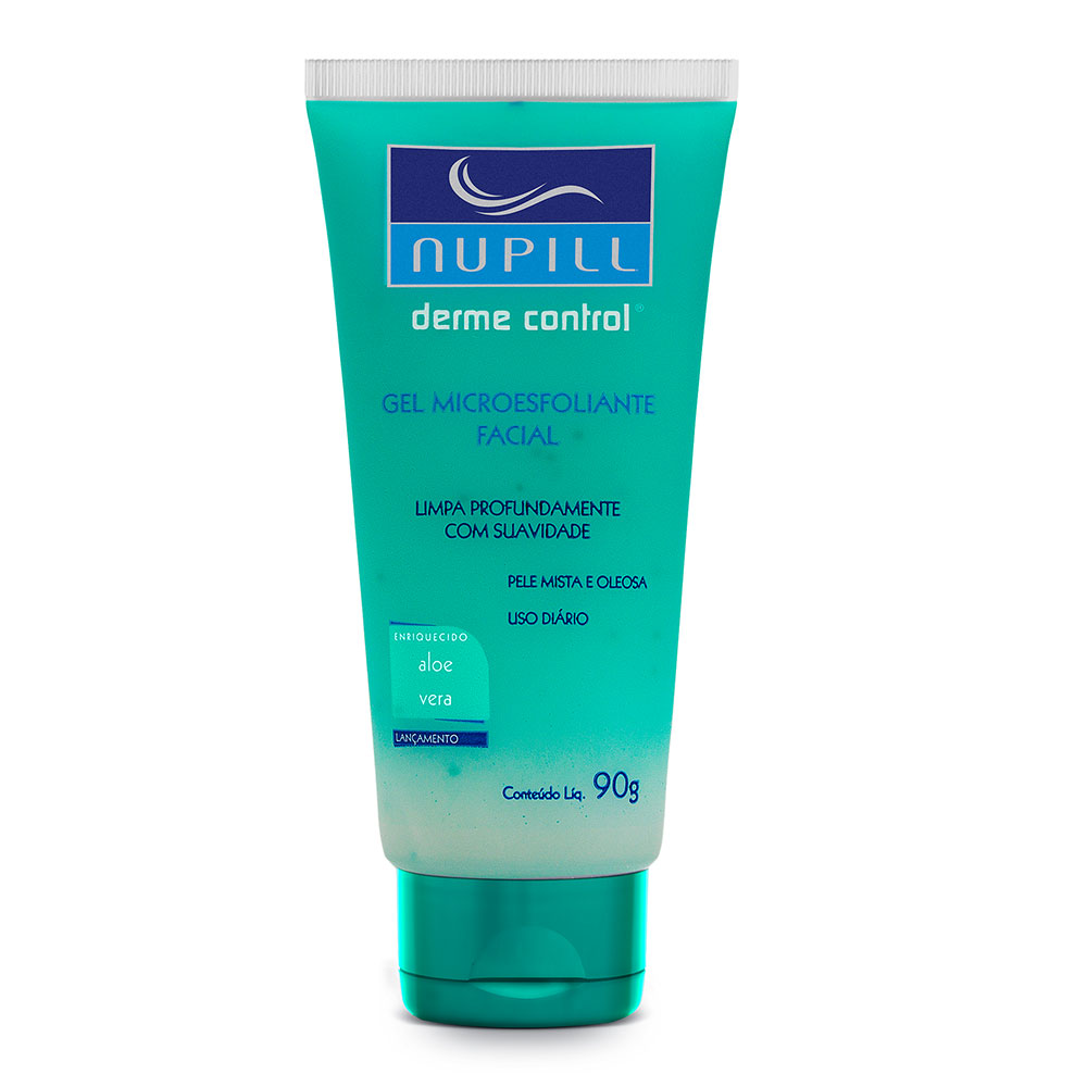 GEL MICROESFOLIANTE FACIAL DERME CONTROL 90G- NUPILL