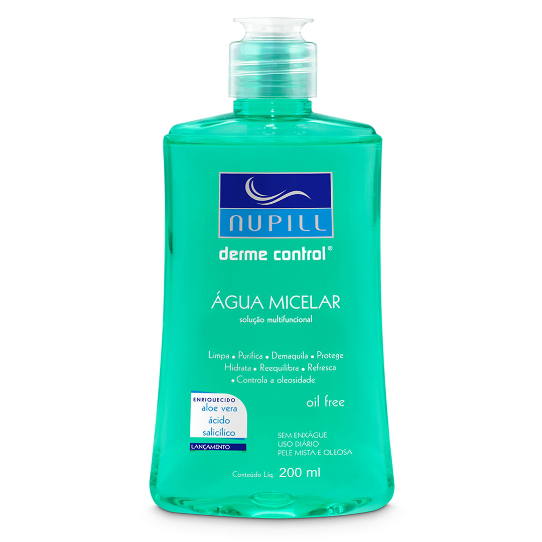 AGUA MICELAR DERME CONTROL 200ML - NUPILL