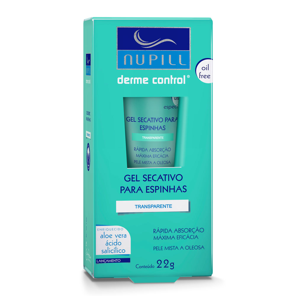GEL SECATIVO PARA ESPINHAS DERME CONTROL 22G - NUPILL
