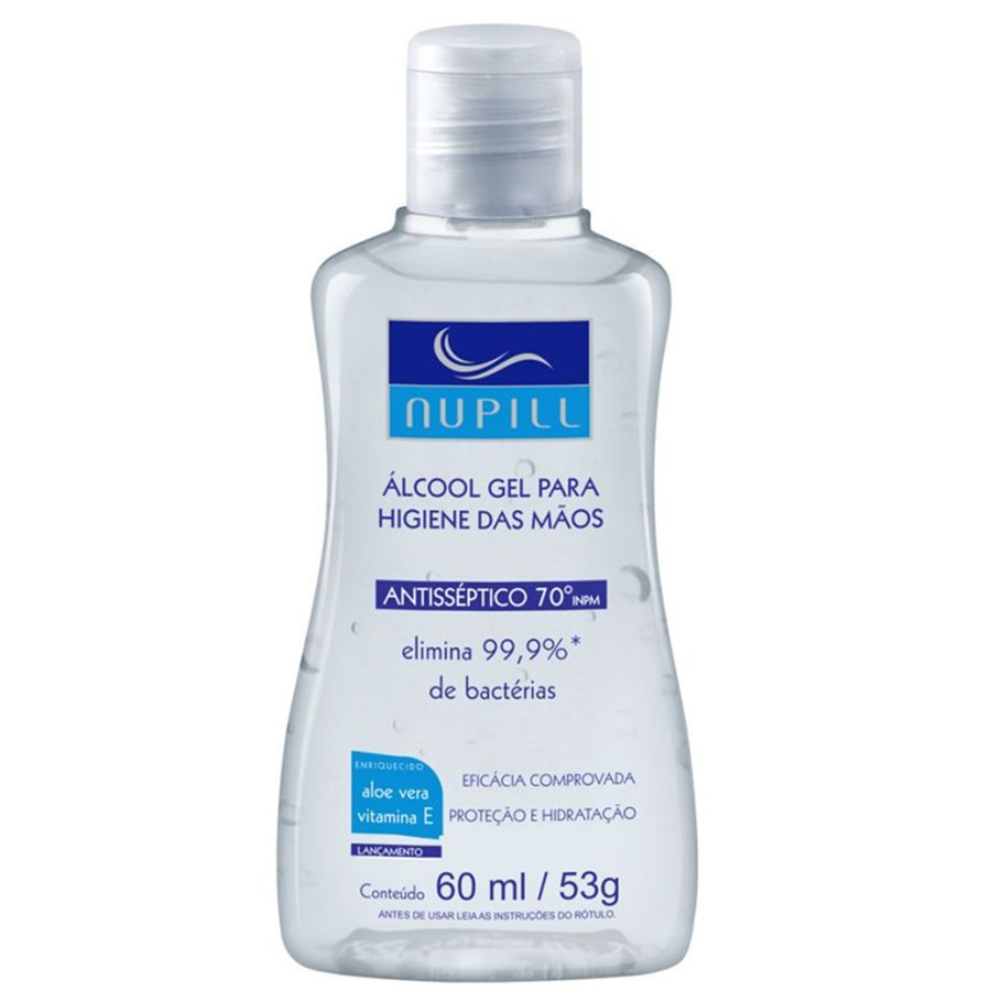 GEL ANTISSEPTICO 70 60ML - NUPILL