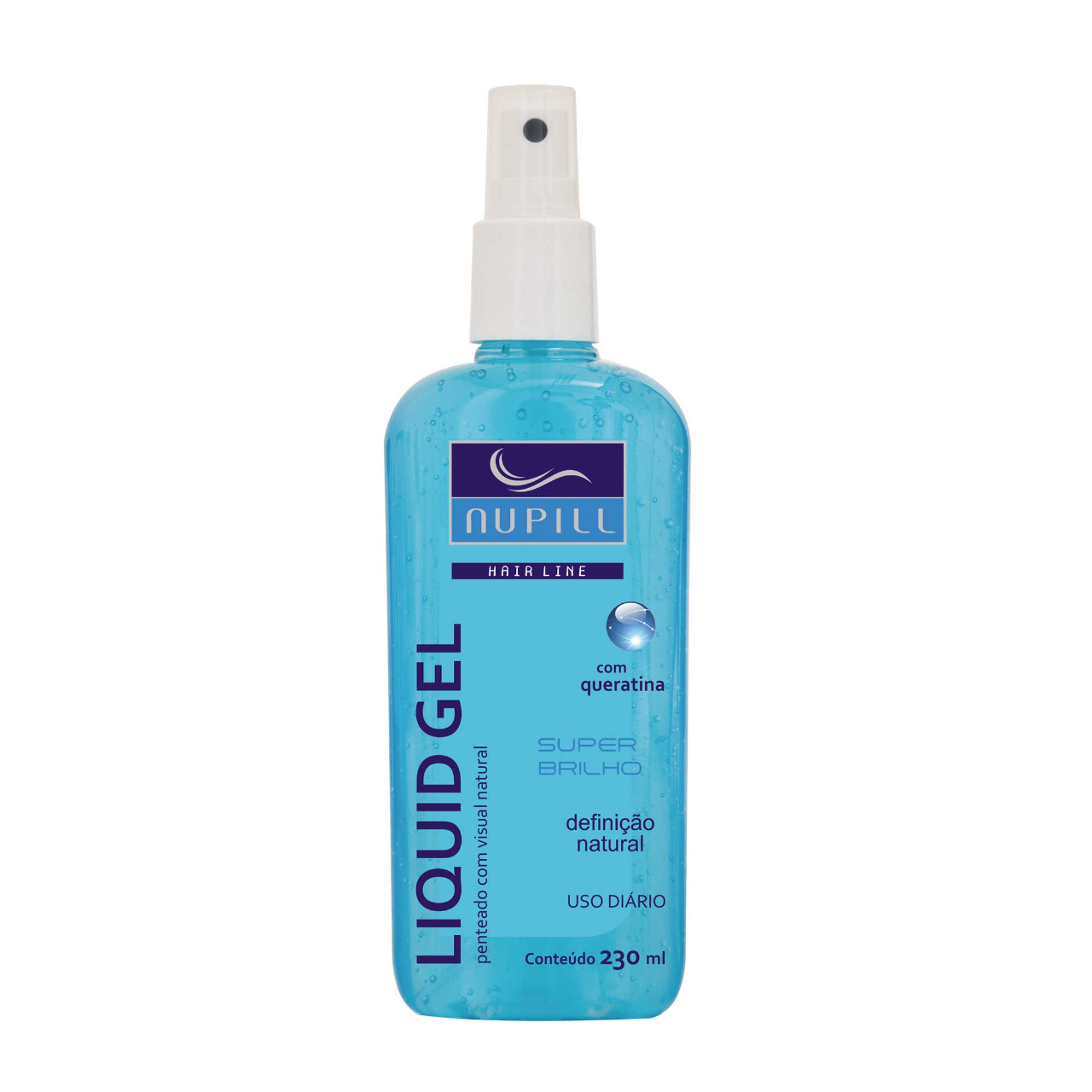 GEL SPRAY FIXACAO FORTE 230ML - NUPILL