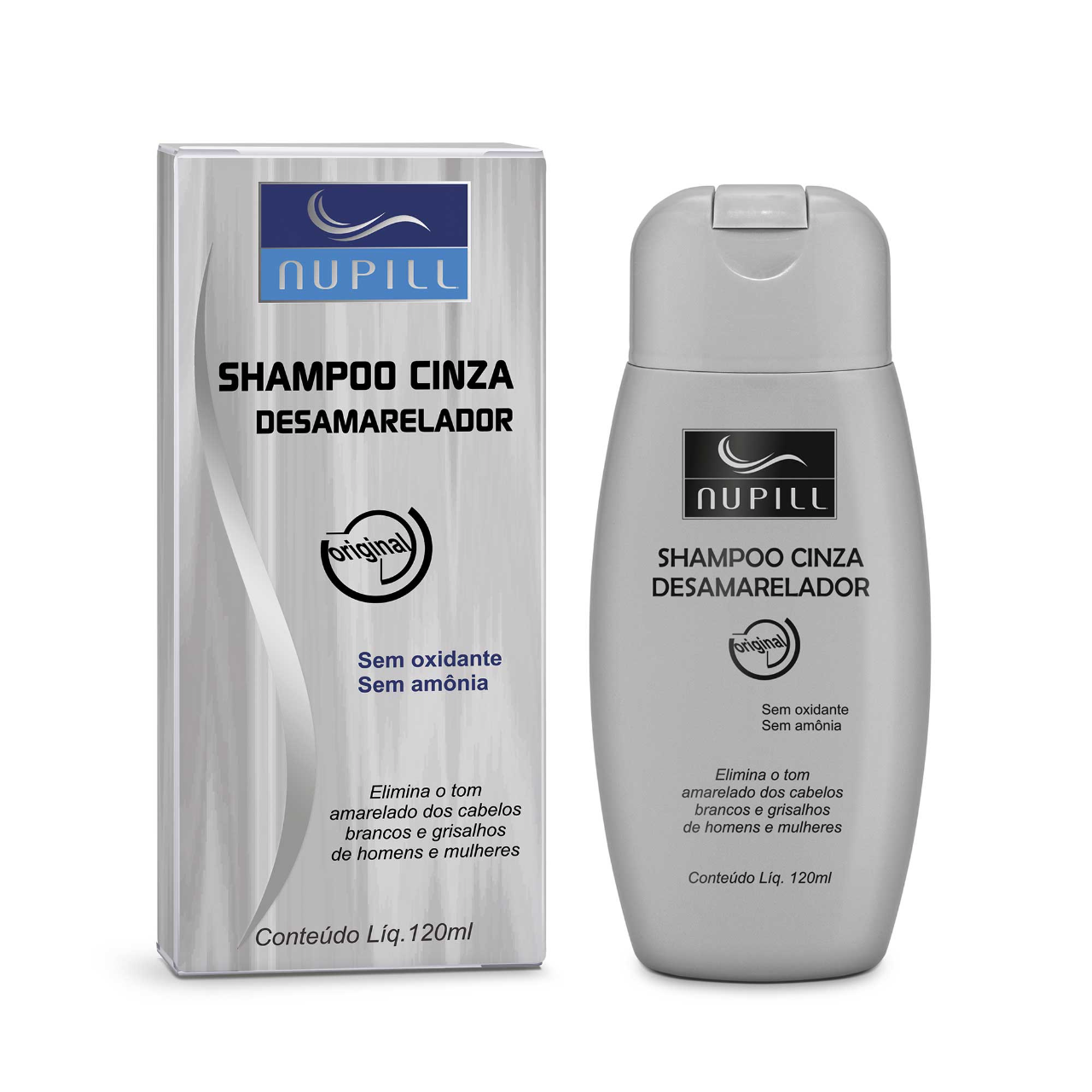 SH CINZA DESAMARELADOR 120ML - NUPILL