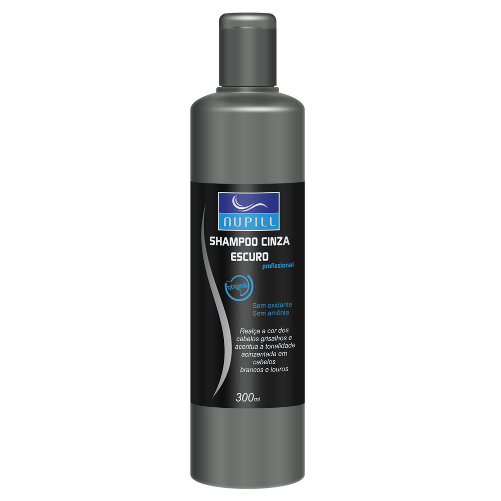 SH CINZA ESCURO 300ML - NUPILL