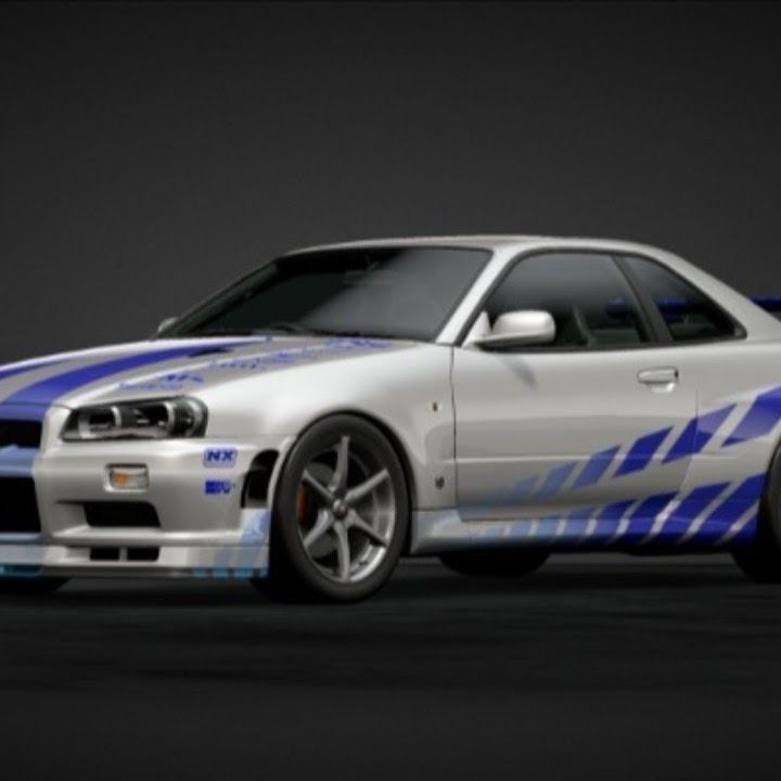 2002 NISSAN SKYLINE PRATA/ZUL VELOZES E FURIOSOS 97184- CALIFORNIA TOY