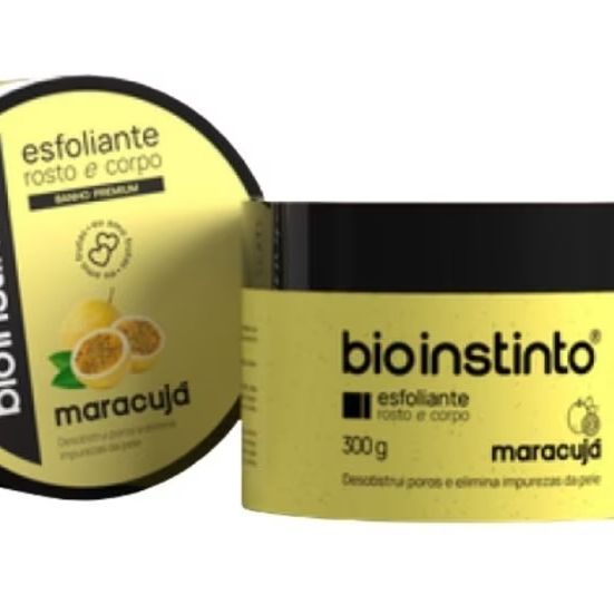 ESFOLIANTE ROSTO E CORPO MARACUJA POTE 180G BIO INSTINTO