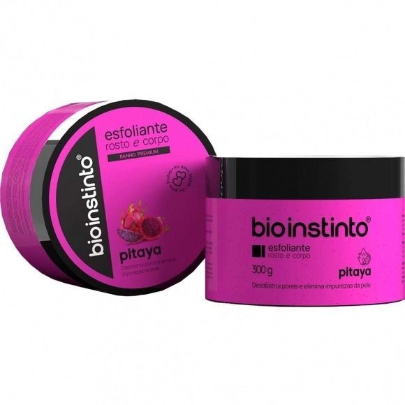 ESFOLIANTE ROSTO E CORPO PITAYA POTE 180G BIO INSTINTO