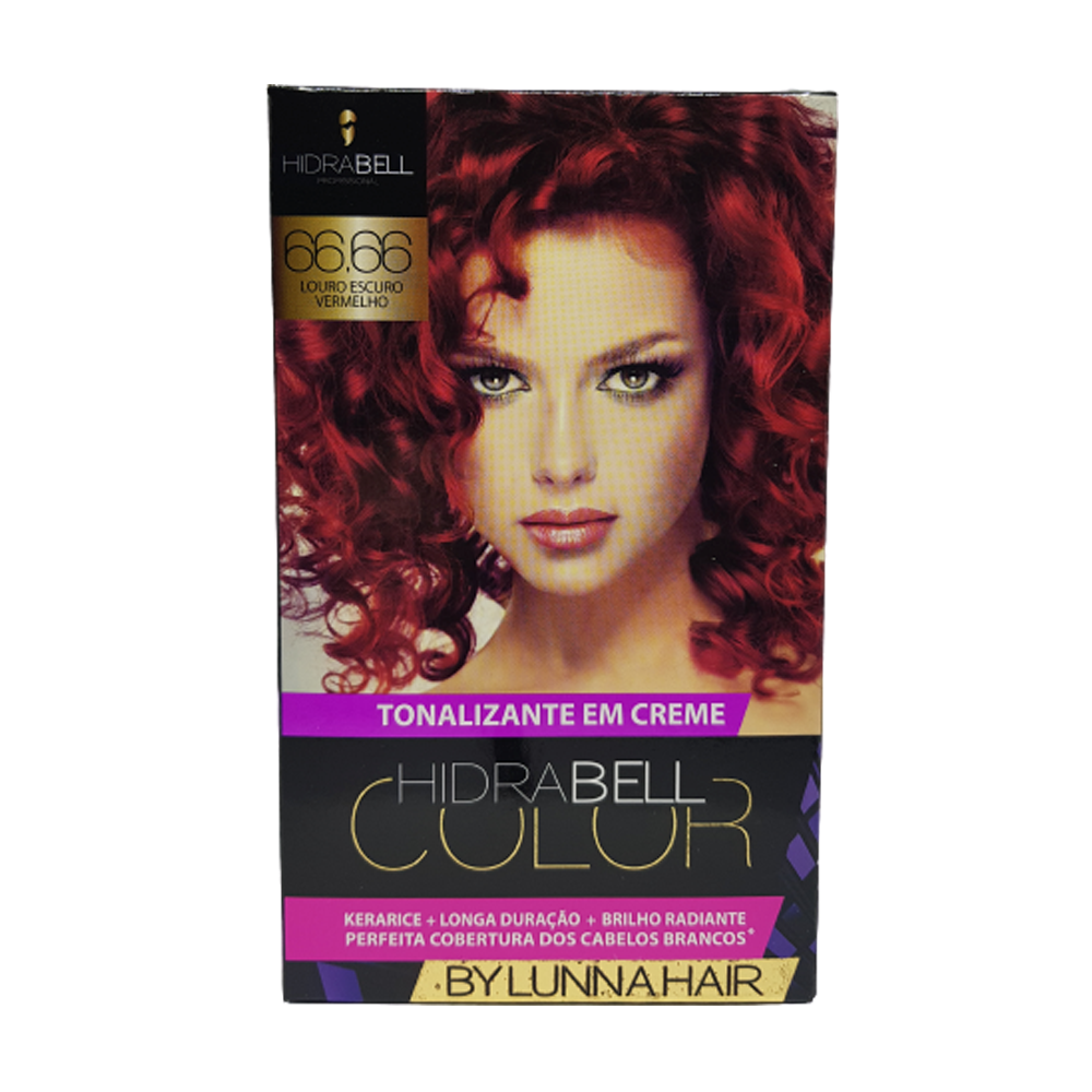 TONALIZANTE 66.66 LOURO ESC VERMELHO - HIDRABELL