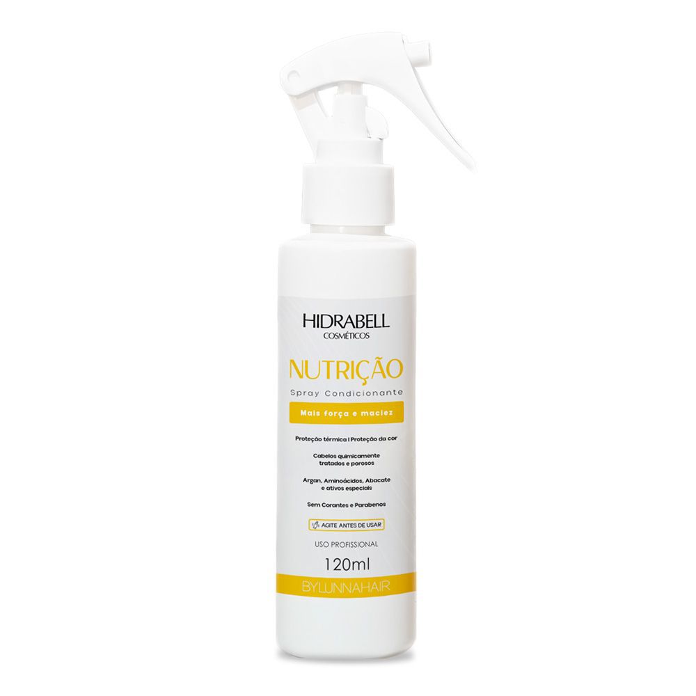 SPRAY NUTRICAO 120ML BYLUNNA - HIDRABELL