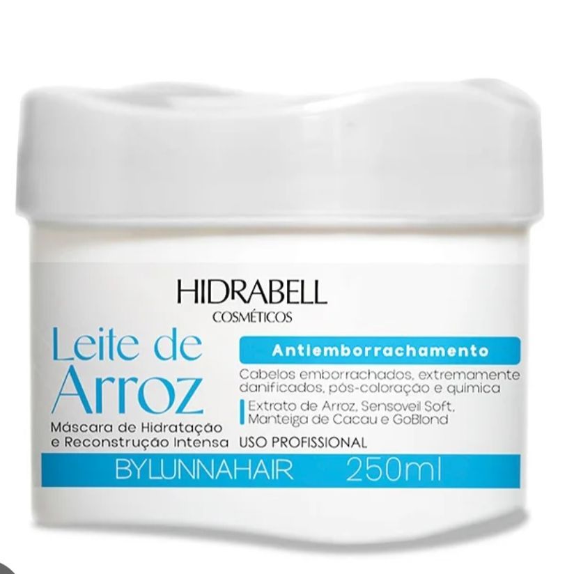 MASC LEITE DE ARROZ 250G BYLUNNA - HIDRABELL