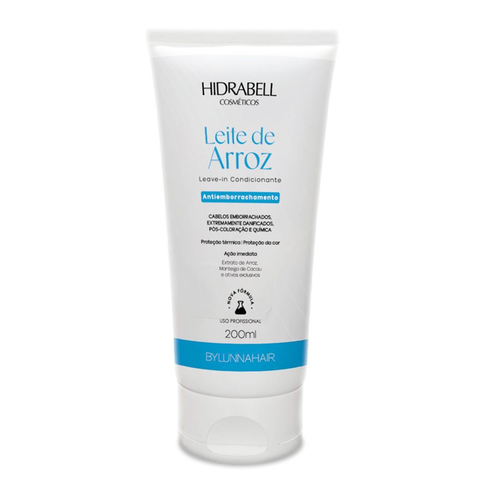 LEAVE-IN LEITE DE ARROZ 200G BYLUNNA - HIDRABELL