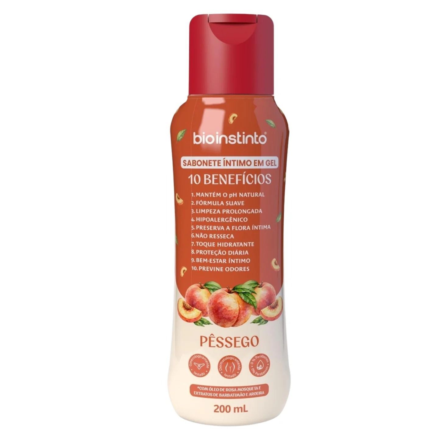 SAB INTIMO 10 BENEFICIOS PESSEGO 200ML BIO INSTINTO