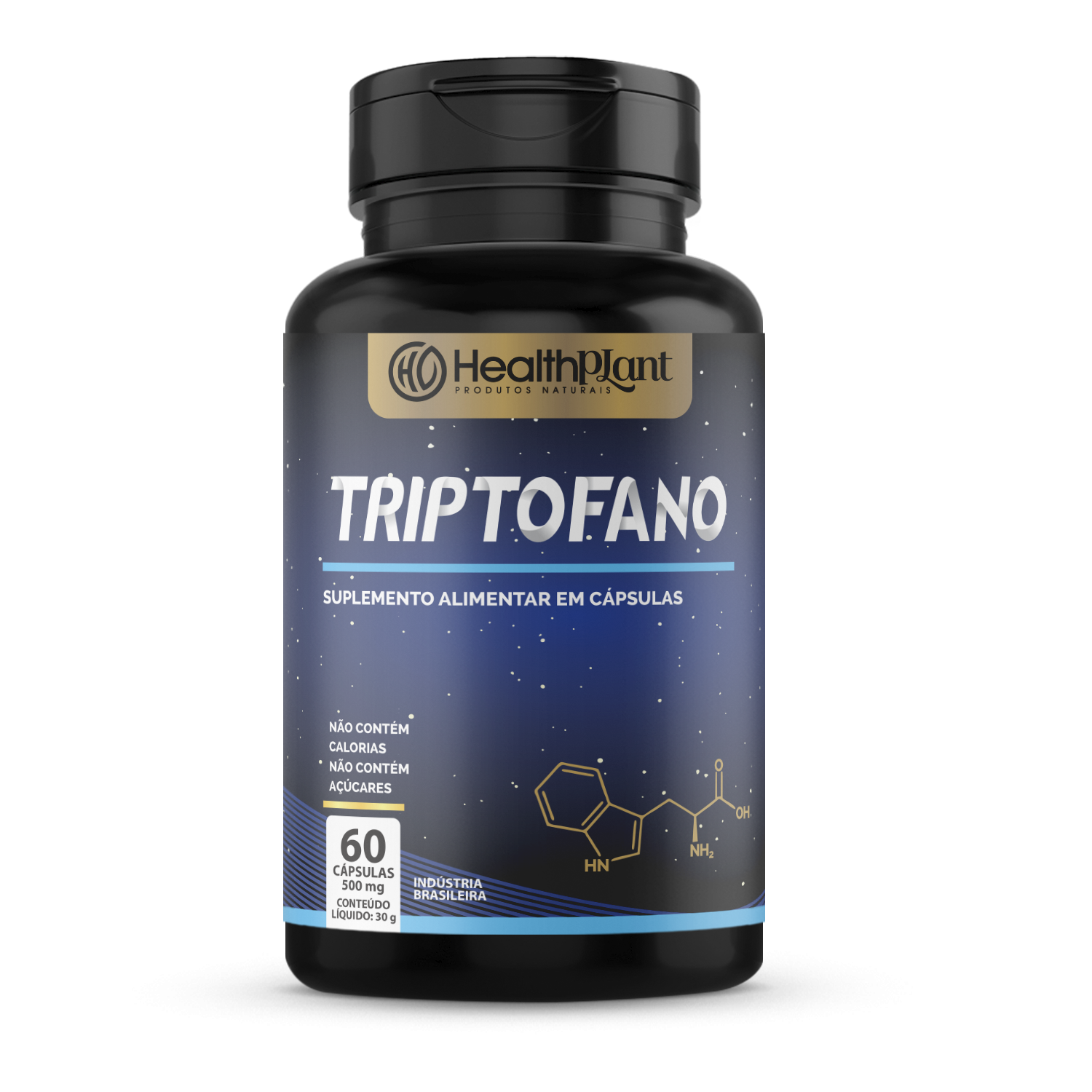 TRIPTOFANO 60 CAPS - HEALTHPLANT