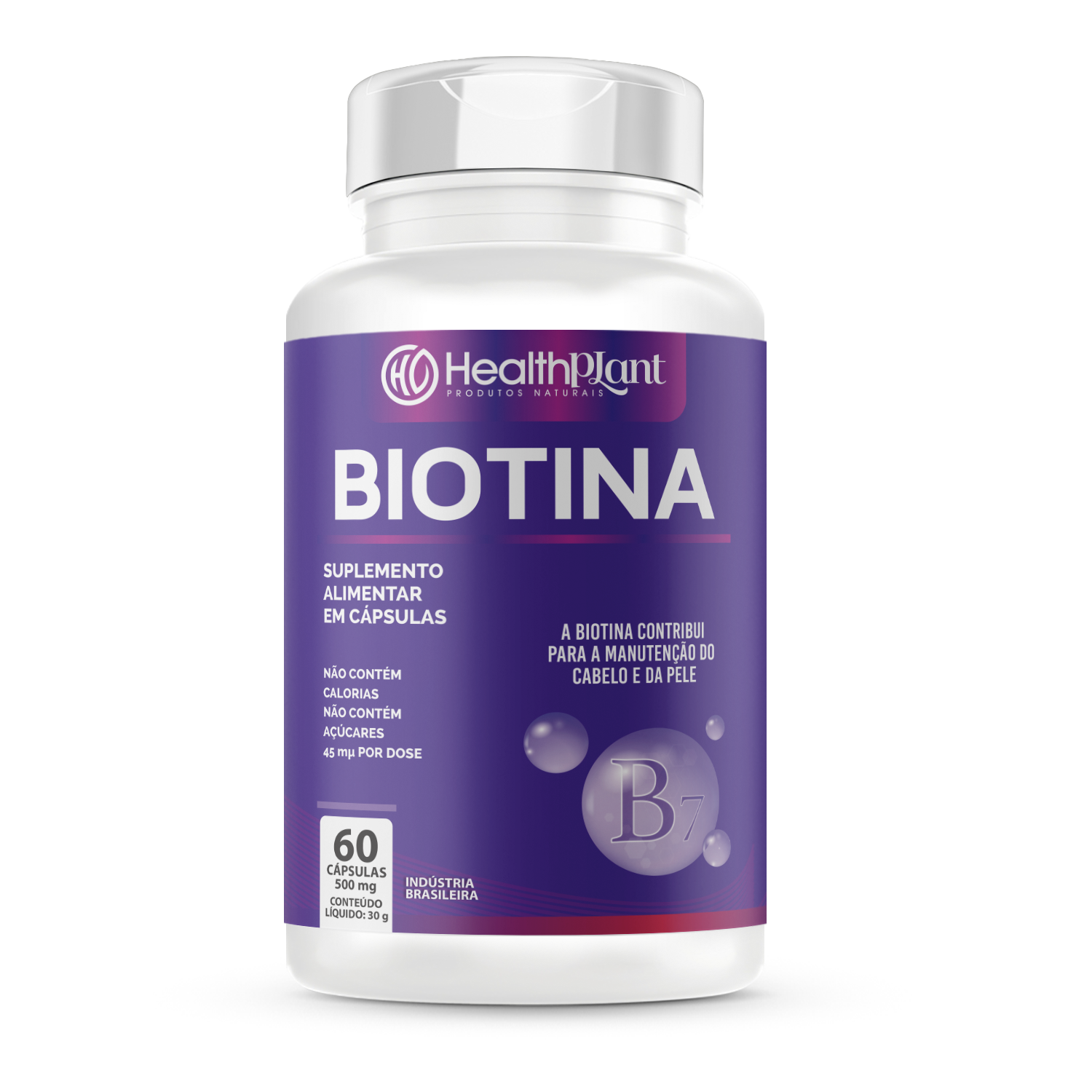 BIOTINA 60 CAPS - HEALTPLANT