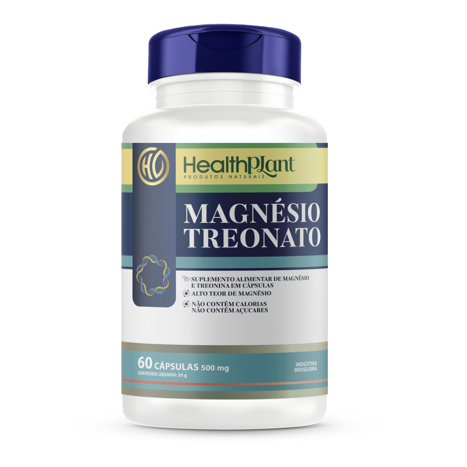 MAGNESIO TREONATO 60 CAPS 500G - HEALTHPLANT