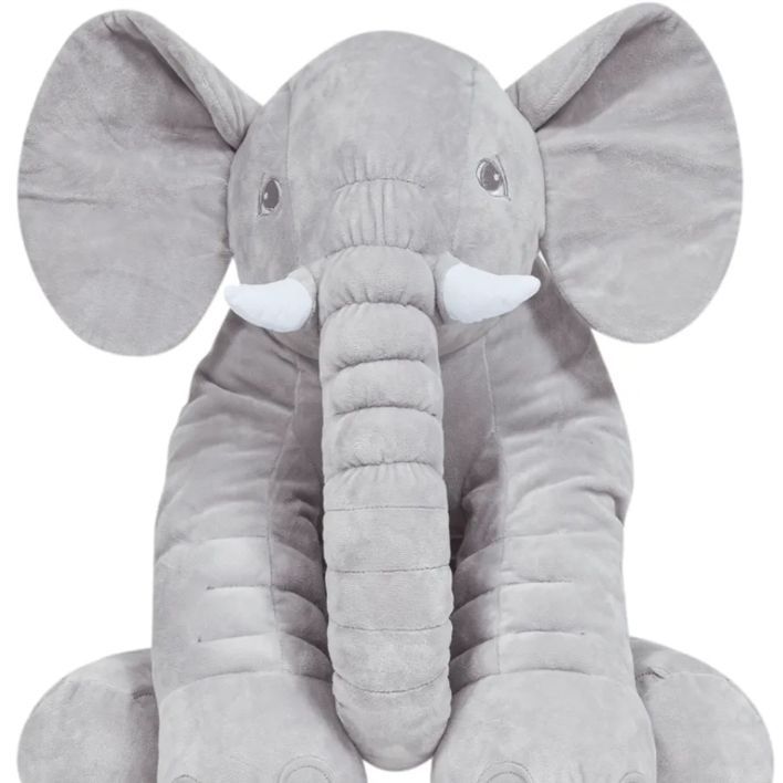 ALMOFADA ELEFANTE GIGANTE CINZA 7561-BUBA