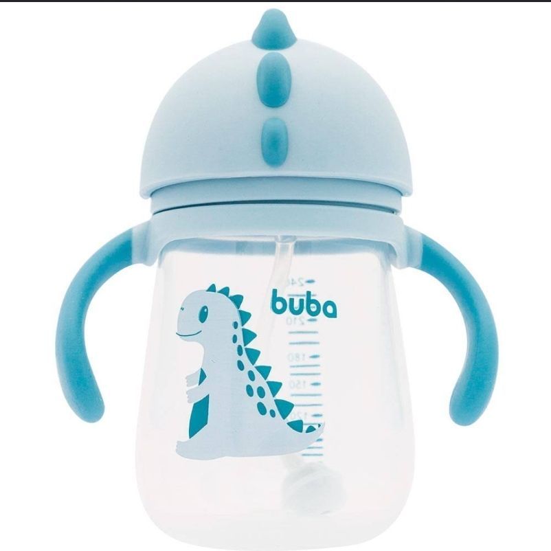 COPO CANUDO COM DISPOSITIVO DINO AZUL 12580-BUBA