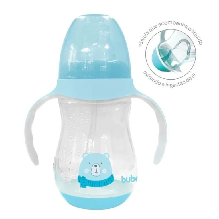 COPO CANUDO COM DISPOSITIVO URSINHO AZUL 08238-BUBA