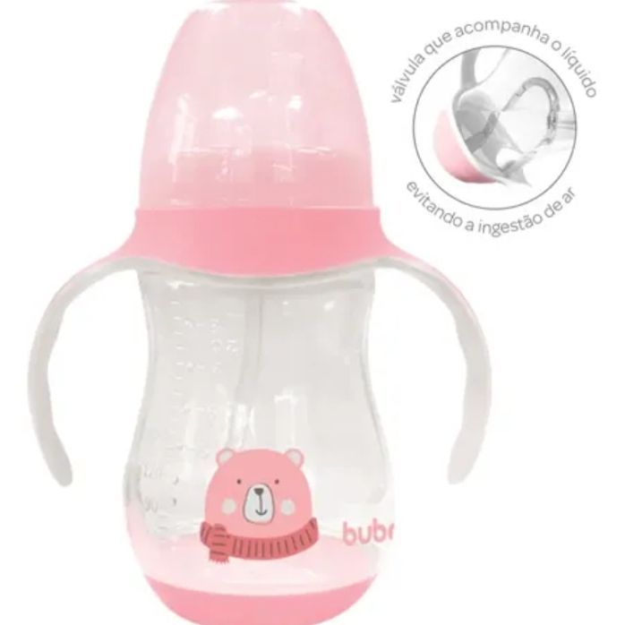 COPO CANUDO COM DISPOSITIVO URSINHO ROSA 08237-BUBA