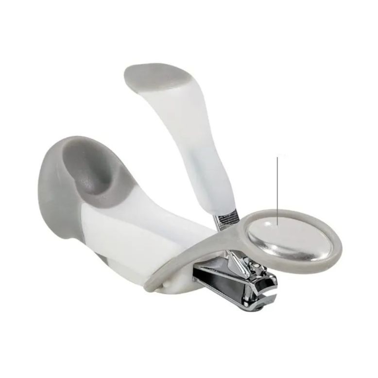 CORTADOR DE UNHAS COM LUPA CINZA 12744-BUBA