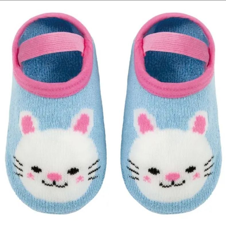 MEIA SAPATILHA ANTIDERRAPANTE COELHO - P 14530-BUBA