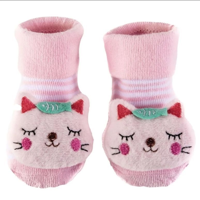 MEIAS ANTIDERRAPANTES COM CHOCALHO GATINHO 12729-BUBA