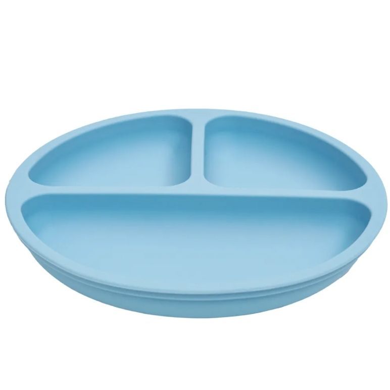 PRATINHO EM SILICONE COM VENTOSAS AZUL 15630-BUBA