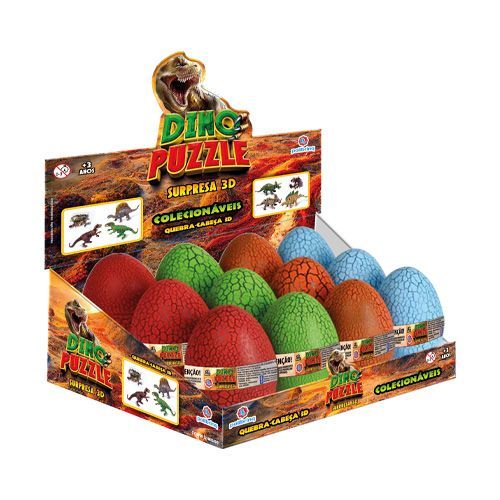 DINO PLUZZLE DISPLAY C/12 - AN2022 - POLIBRIN
