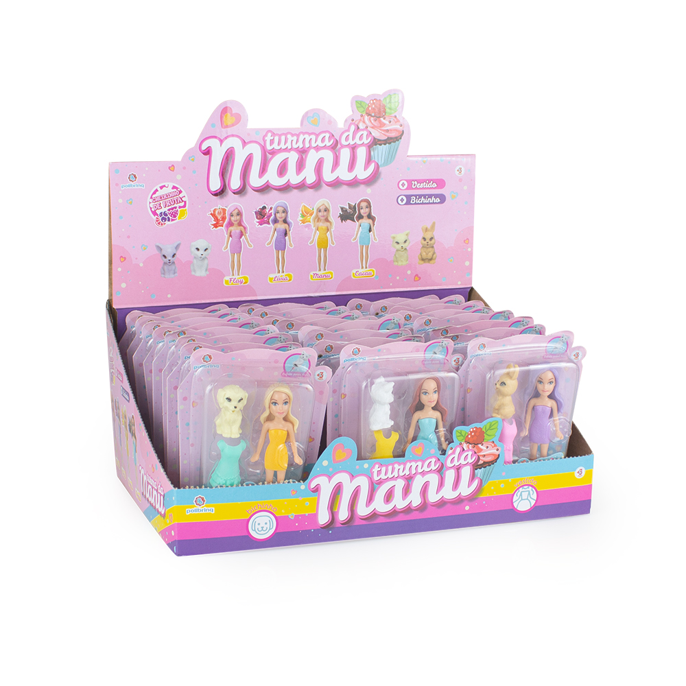 TURMA DA MANU DISPLAY C/24 - BN5092 - POLIBRINQ