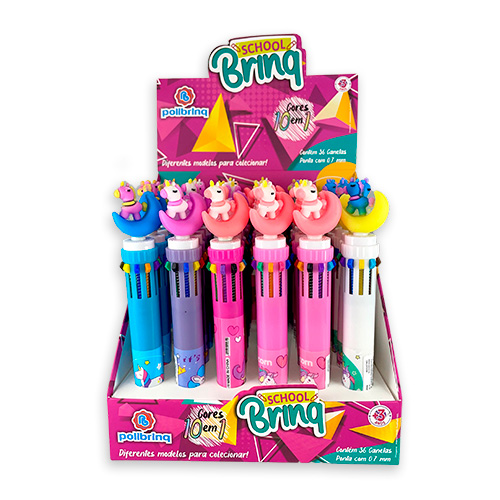 CANETA MULTILUA DISPLAY C/36-SB05-POLIBRINQ