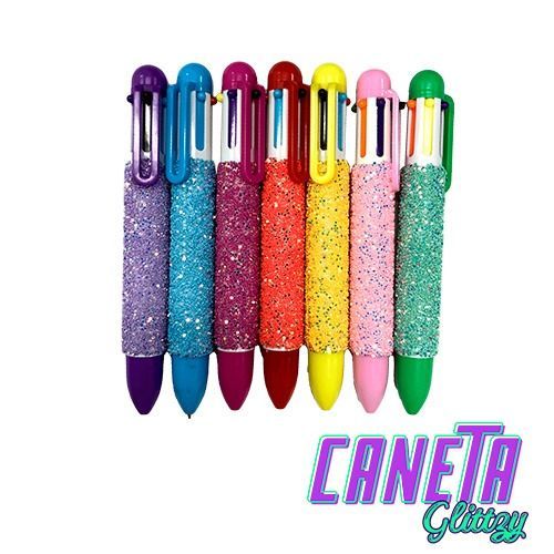 CANETA GLITTZY DISPLAY C/24-SB09-POLIBRINQ