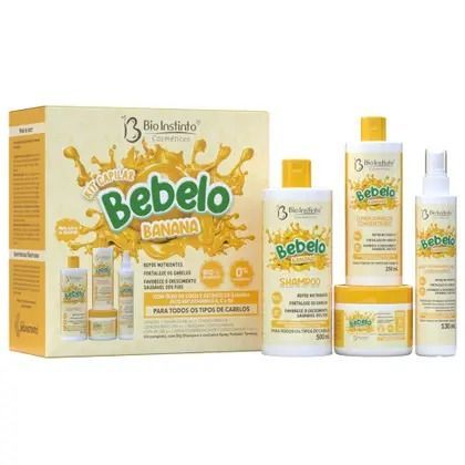 KIT CAPILAR BEBELOO BANANA BIO INSTINTO 4 ITENS